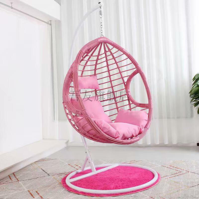 网红旋转秋千吊篮藤椅鸟巢吊椅室内吊床家用阳台摇椅秋千摇篮网红懒人