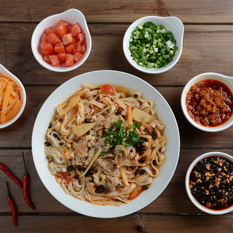 老友粉南宁特产广西扁粉 邕州老街老友粉手工水煮干炒粉汤粉河粉宽