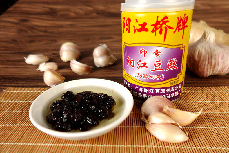 阳江桥牌豆豉阳江桥牌即食豆豉罐装超风味老品牌自制豆豉农家特产葱香