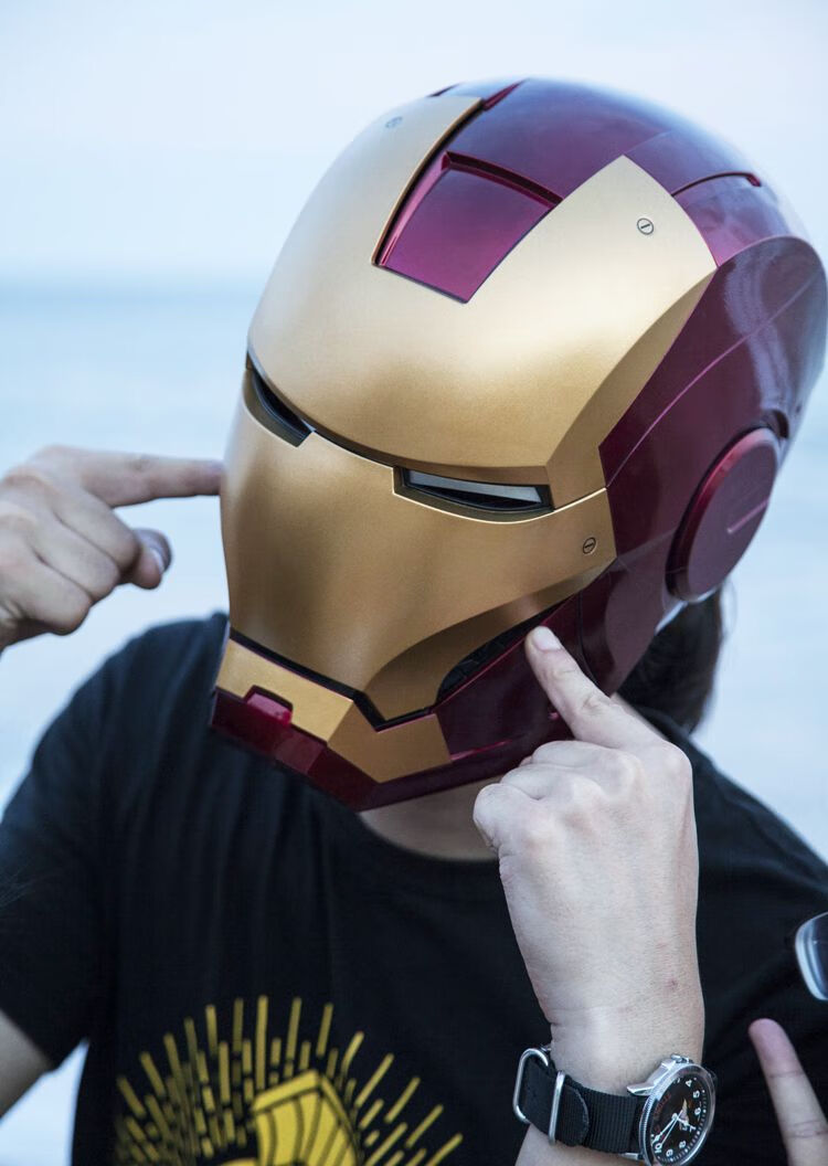 钢铁侠头盔 钢铁侠mk7头盔 可穿戴 1/1电动盔甲 killerbody礼物 大