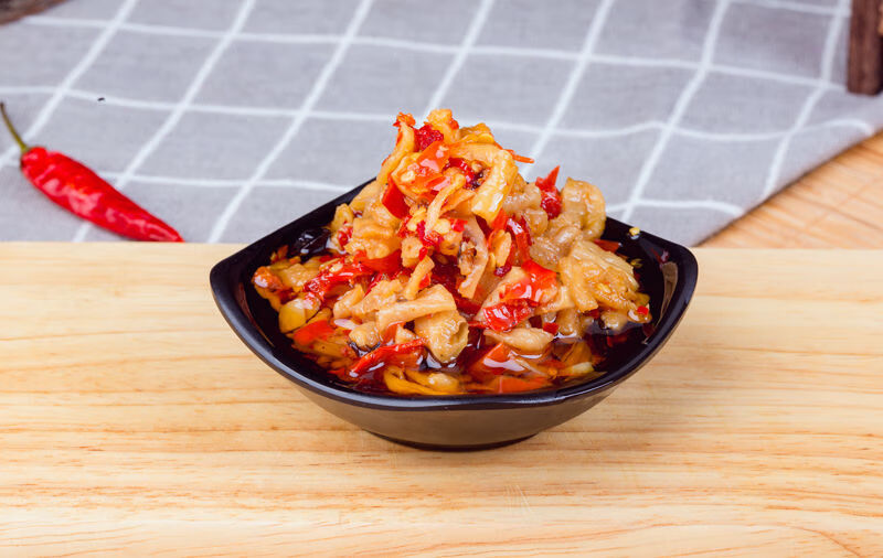 【jd好物】湖南特产茶油萝卜丁瓶装菜458g香辣下饭菜萝卜干泡菜酱菜