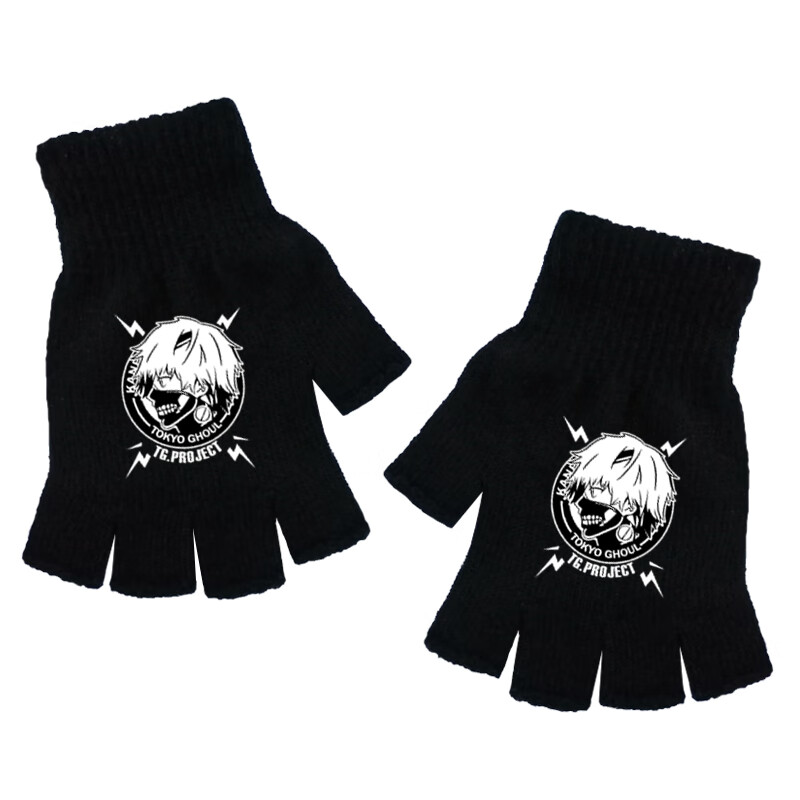 明日方舟保暖半指手套 二次元动漫周边明日fate贞德学生男女保暖半指