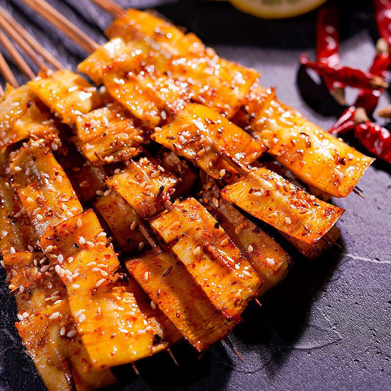 顺丰速运牛板筋串新鲜户外烧烤半成品生鲜比里德斯150串