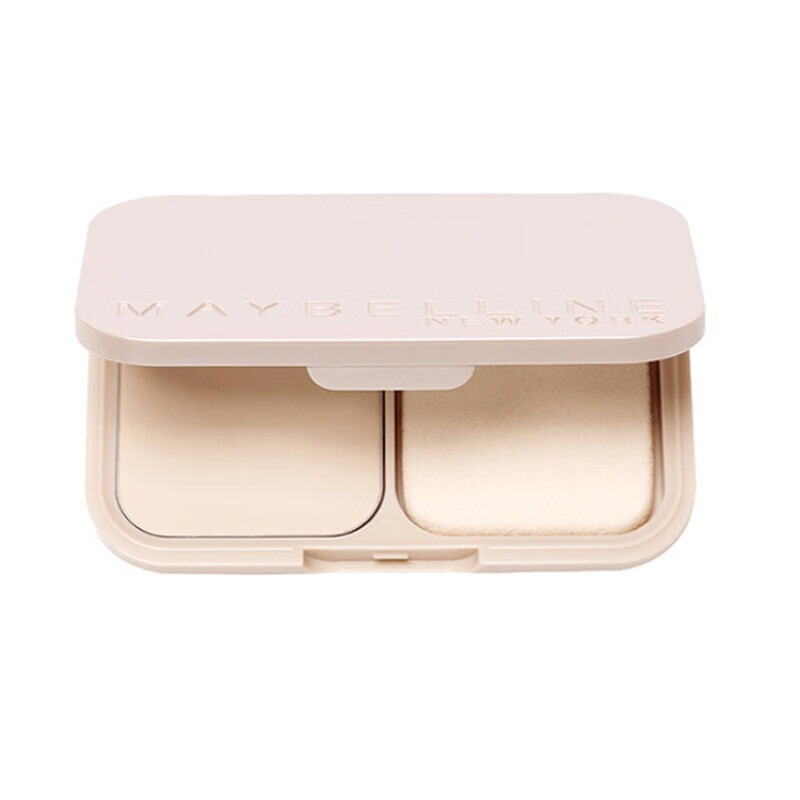 美宝莲maybelline粉饼梦幻丝绒蜜盒蜜粉干粉自然遮瑕服帖定妆补妆bo0