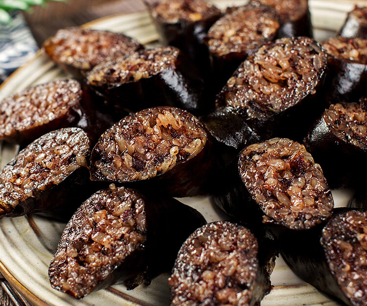 延边米肠糯米肠朝鲜血肠东北糯米血肠米肠即食500g一斤单带装500g试吃