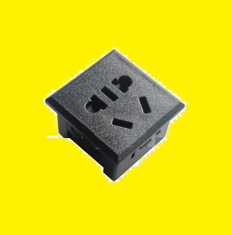 原厂新国标模块插座电源插板配件机柜卡式自接线插座250v电器插座