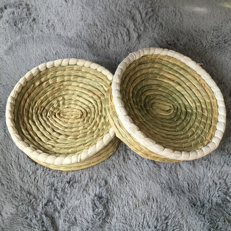 【】鸽子窝草窝稻草小油草手工编织草编鸽窝大帽子信鸽用品用具巢盆 4