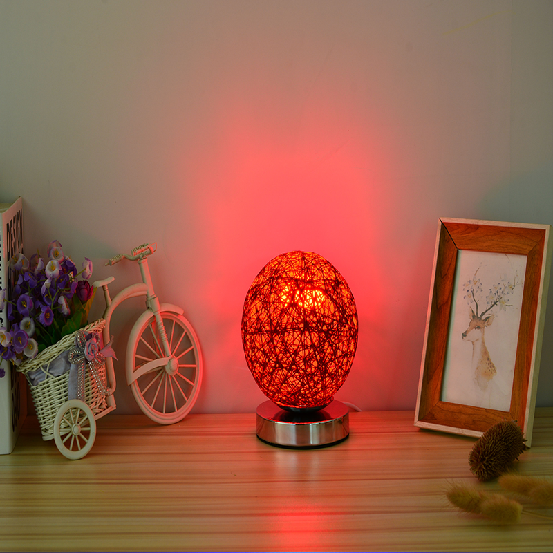 浪漫彩色遥控调光情趣灯插座婚房小夜灯led节能七彩灯卧室床头灯三插