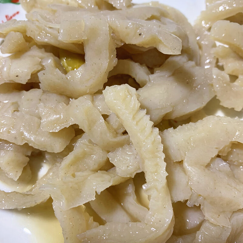 老松林红油素毛肚200g爽零食红油毛肚丝条泡椒饭酒店冷盘4袋红油3袋