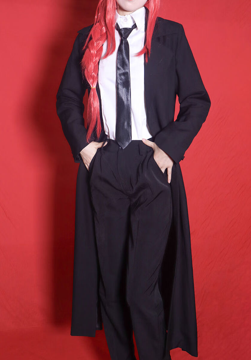 电锯人cos 玛奇玛cos服套装黑西装外套动漫cosplay服装 玛奇玛套装