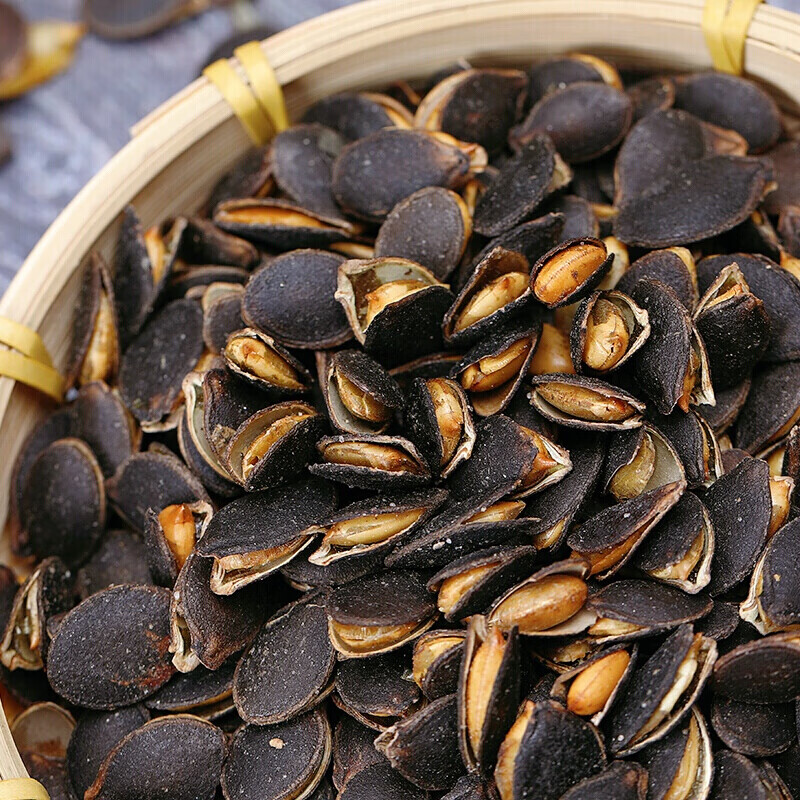 黑小胖黑瓜子手剥开口黑瓜子精选甘肃兰州坚果皮薄肉厚3罐
