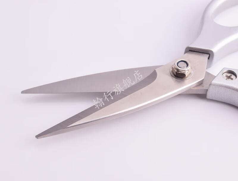 杀鱼剪刀剪鱼专用饭店裁缝裁布工业加厚大号不锈钢锋利金色