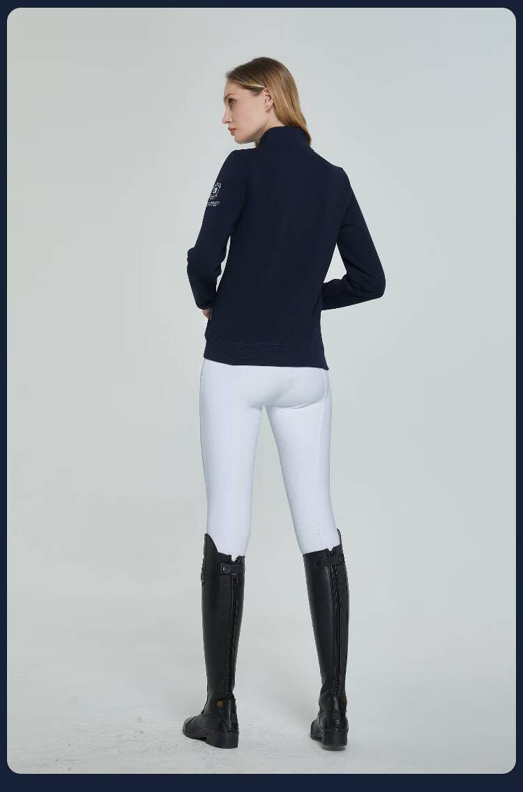 法国马术训练夹克马术外套马术服装骑马上衣装备马术上衣013 藏青120