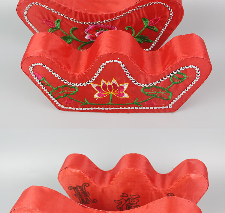 寿枕男女绣花枕头垫脚枕基督教寿枕老人冲喜寿衣全套殡葬用品枕头