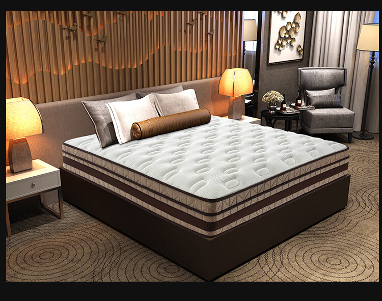 顾家家居 天然乳胶抗干扰静音透气席梦思床垫dk.