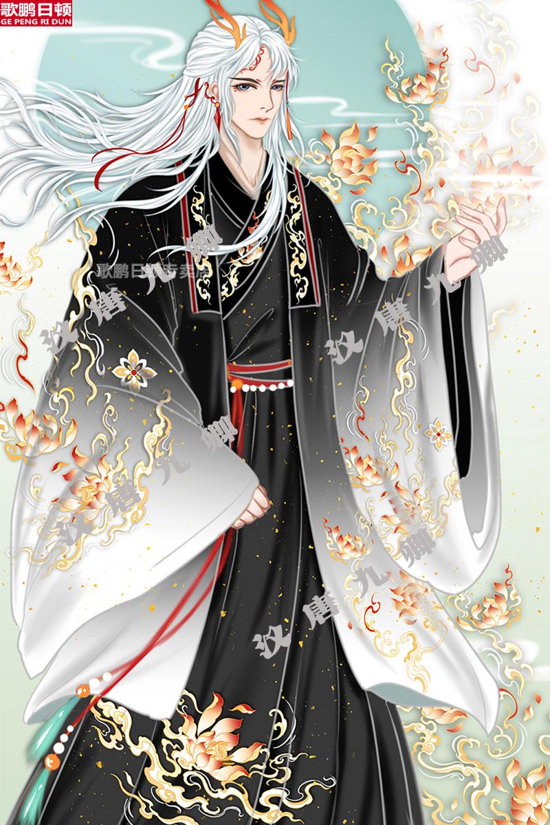 道袍男套装日系古风汉唐九卿【葱聋】正版原创明制道袍汉服男女披风