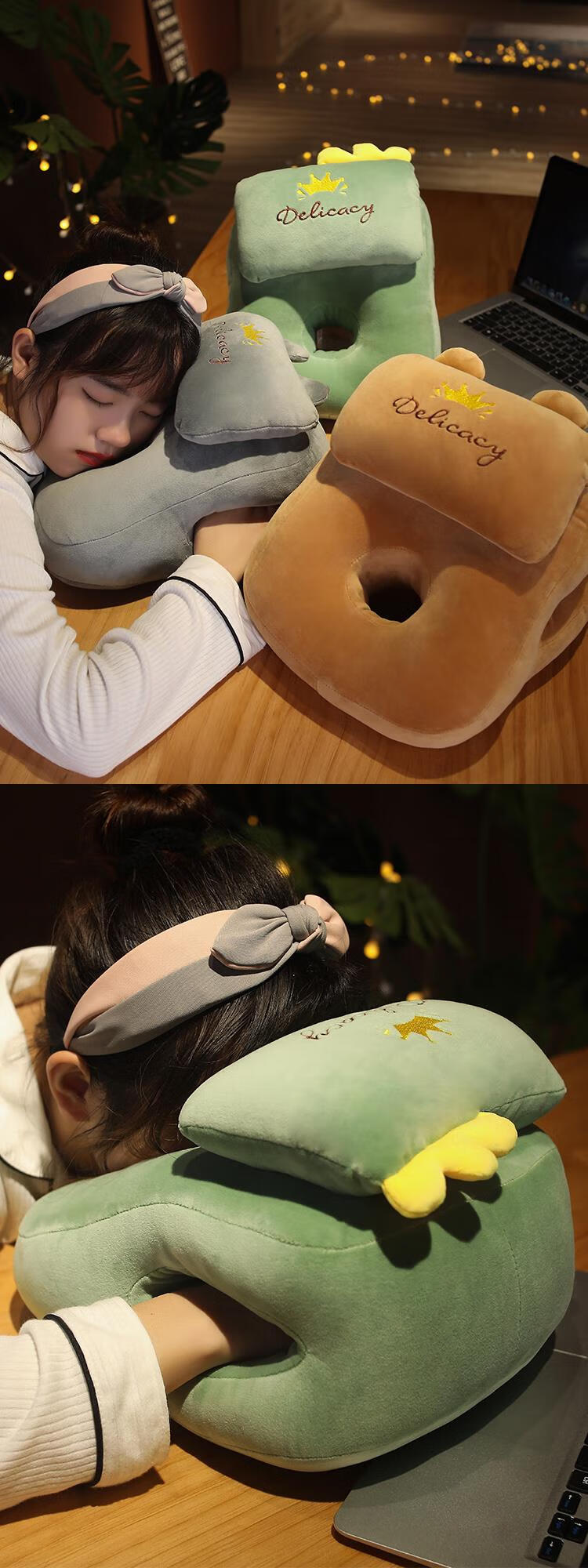 课桌睡觉神器午睡枕趴睡枕小学生儿童午觉趴枕教室课桌午休枕头办公室