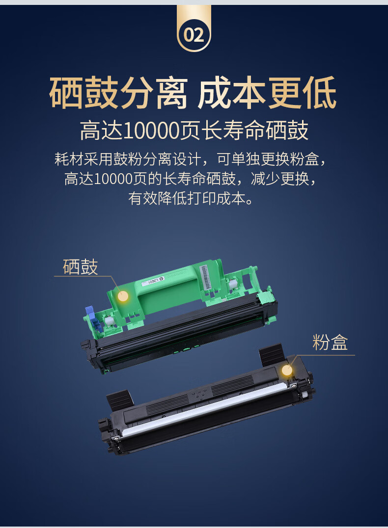 联想m7206w黑白激光打印机复印一体机家用小型三合一手机无线m101dw