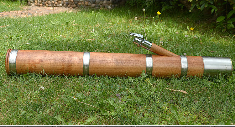 云南香樟木实木天然水烟筒水烟嘴水烟斗精品礼水烟壶大烟具 香樟黄五