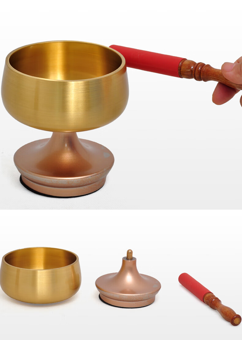 金钵经钵佛音钵铜磬修行钵铜钵盂佛音碗佛教法器修行钵静心钵诵钵35寸