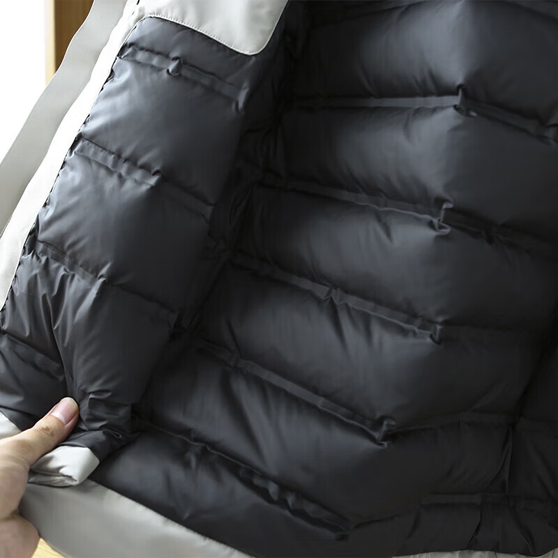 【极地御寒】超值大鹅绒大捡漏原单剪标冬装男士连帽白鹅绒羽绒服外套