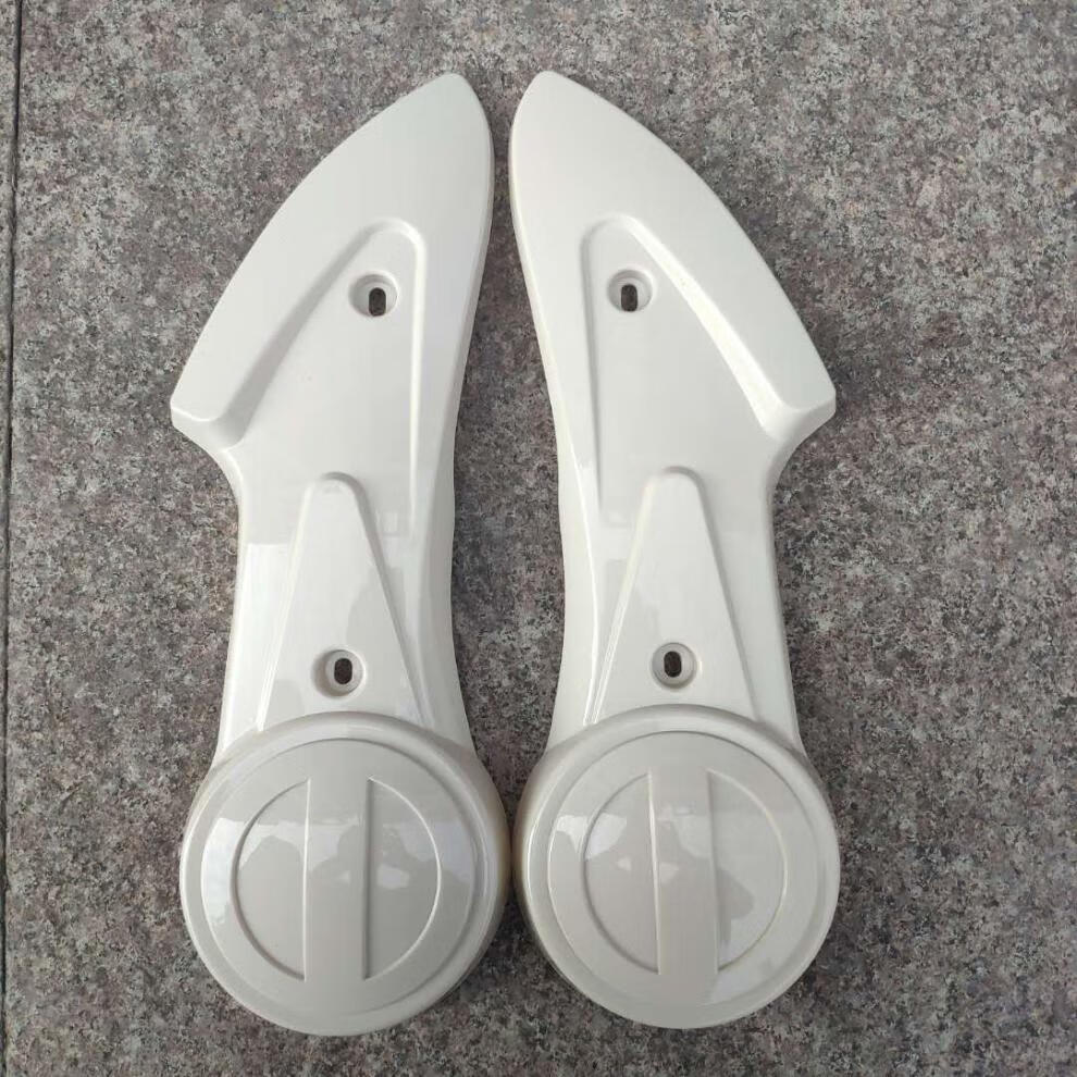 电动车护板电瓶车小龟车平叉护板外壳改装配件小绵羊龟五护盖玫瑰金