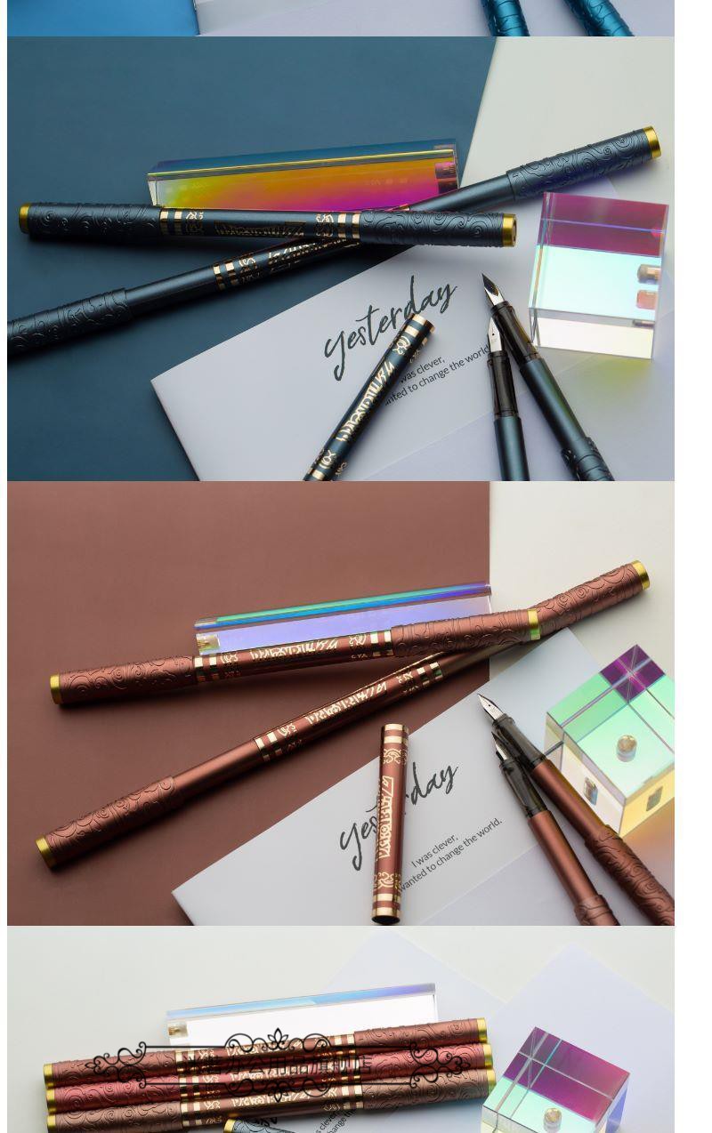 金箍棒伸缩钢笔中小学生可擦墨囊钢笔转转解压笔孙悟空地狱火新款