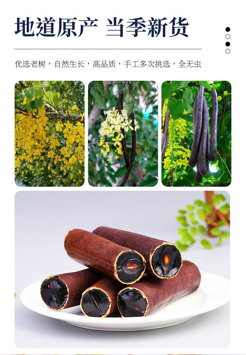 果的缅甸大解果纯果肉正宗特级新鲜腊肠果果肉罐装新果 500克瓶装果肉