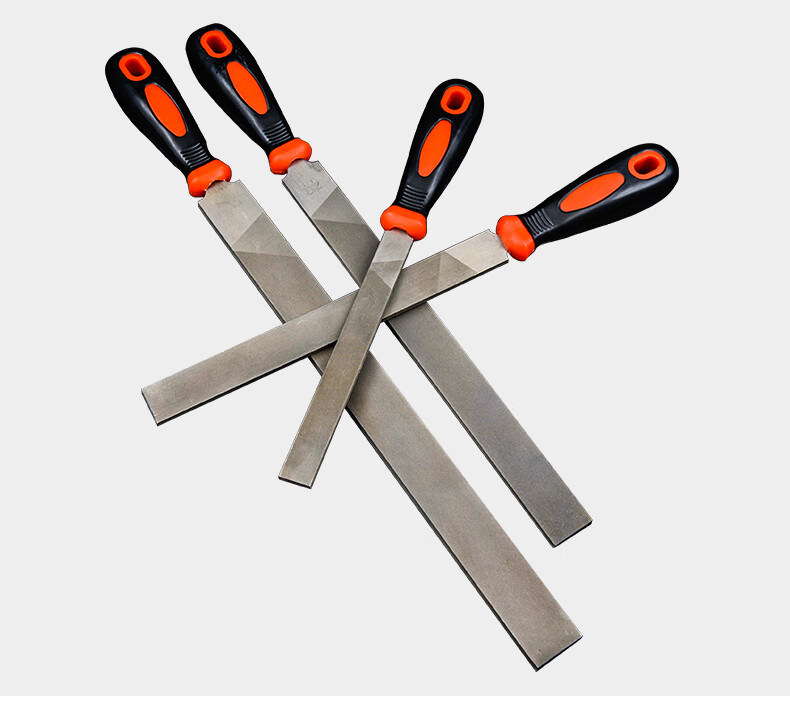 油光锉刀钢锉金属齐头平锉刀精细齿扁锉刀6寸8寸10寸油光锉刀 12寸