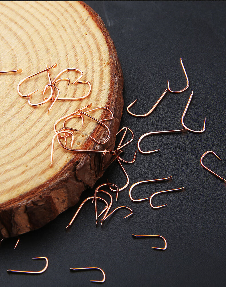 亦赢赤焰加强袖鱼钩无倒刺金袖进口高碳钢细条不跑鱼细条袖钩赤焰袖钩