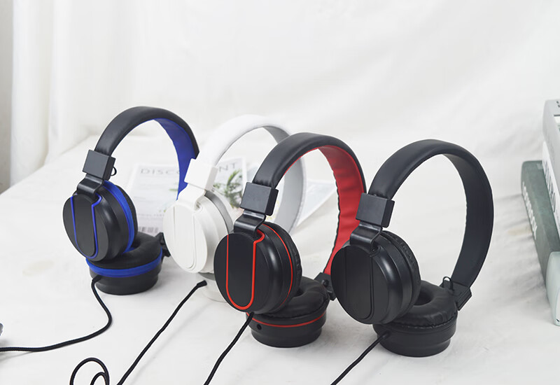 华为(huawei)智选通用耳机头戴式华为带麦可爱男女生有线电脑游戏通用