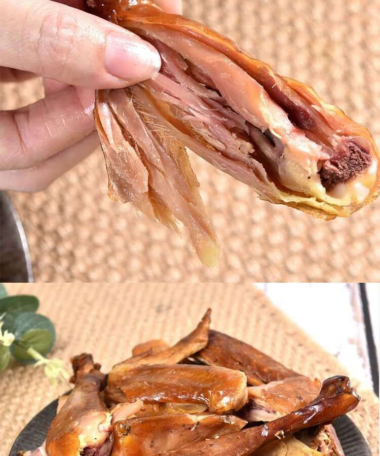 风干鸡土鸡咸香手撕鸡农家自制腊鸡山东特产年货烤鸡烧鸡腊味熟食