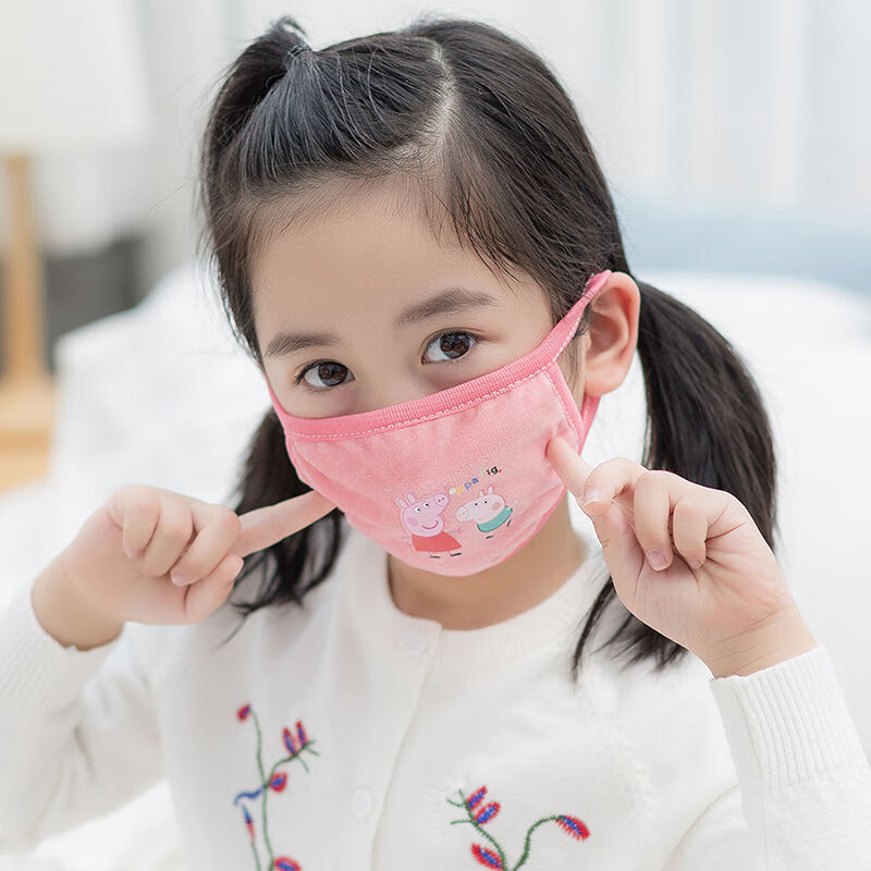 小学生口罩女9-13岁2-8岁儿童口罩冬季韩版时尚纯棉保暖防风防寒防雾