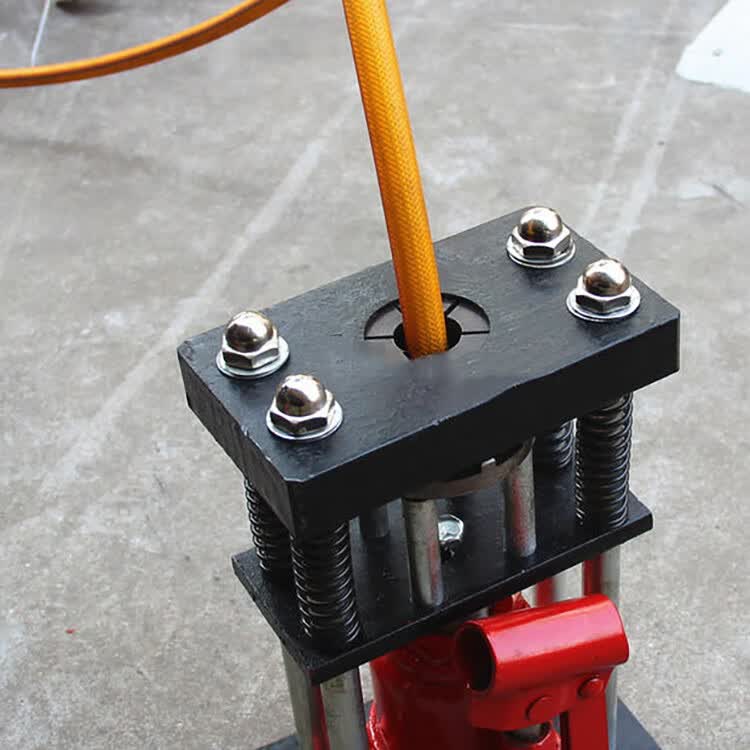 勋诚高压管压管机手动液压压管器喷雾器打药管高压胶管压接头机器套餐