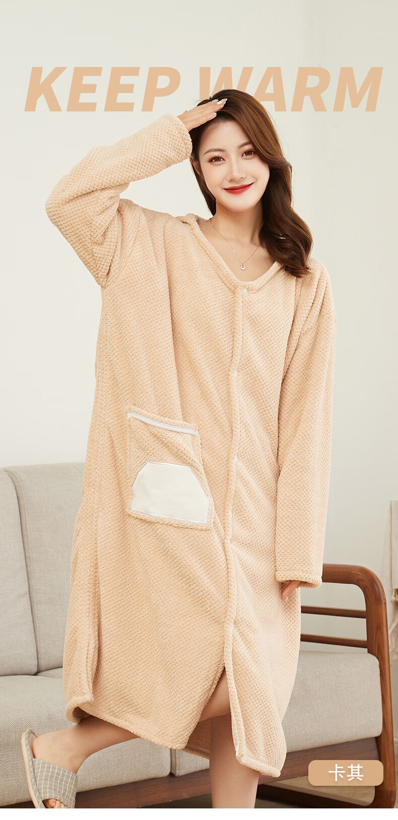 大浴巾女冬季可穿可裹新款高级家用洗澡裹身吸水浴裙可穿戴式浴袍天