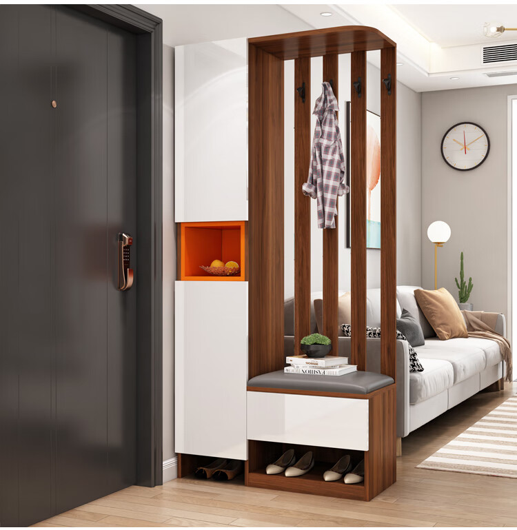 客厅隔断柜鞋柜换鞋凳一体玄关柜进门入户家用门口现代简约门厅柜 长