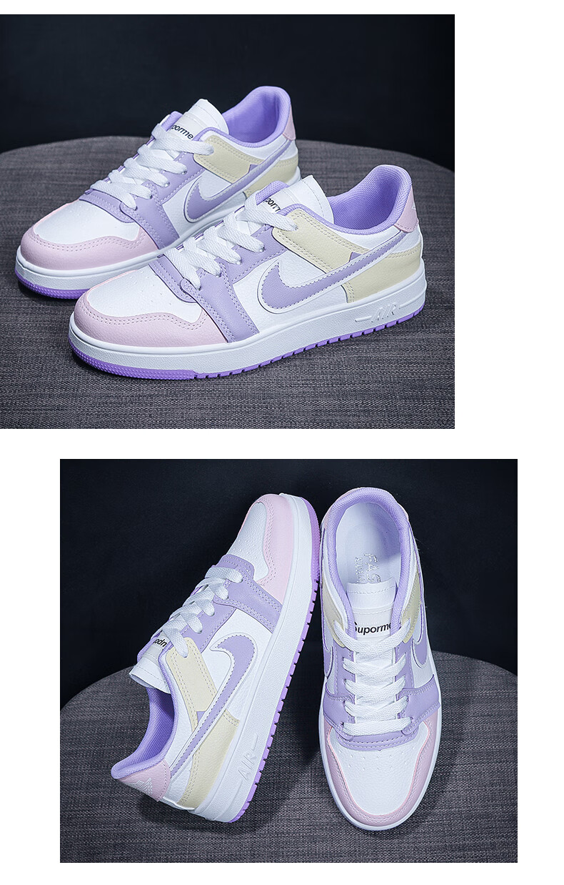 【官方旗舰】官网aj女鞋薄荷绿空军一号冰淇淋马卡龙低帮轻便运动板鞋