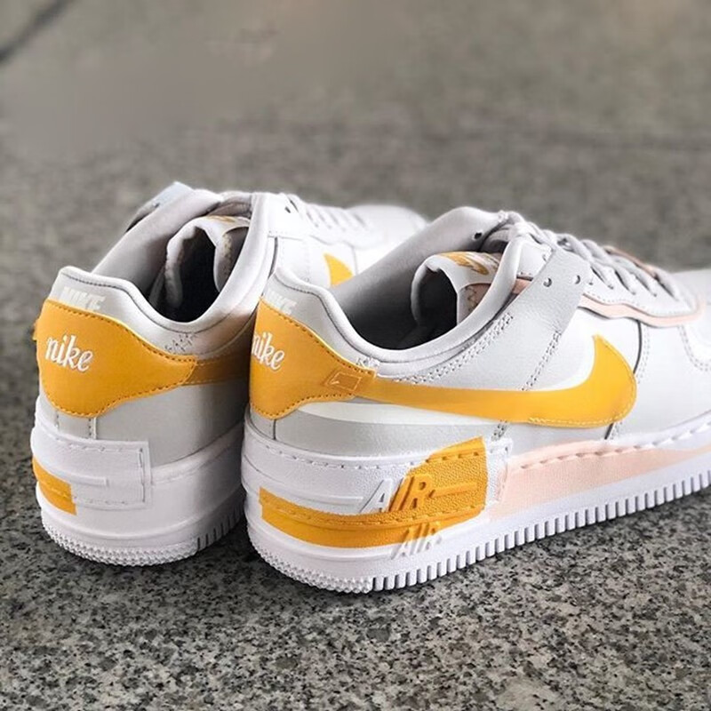 air force 1 空军一号af1 运动休闲鞋低帮板鞋 cw1577-100(gs)白镭射