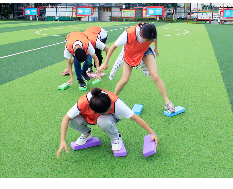 摸石头过河砖户外趣味运动会器材室内拓展训练活动团建小游戏道具