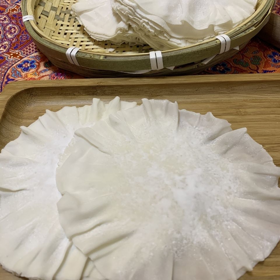 呼市烧麦皮批发80张手工家用商用内蒙古烧卖顺丰 1斤烧麦皮(40张左右)