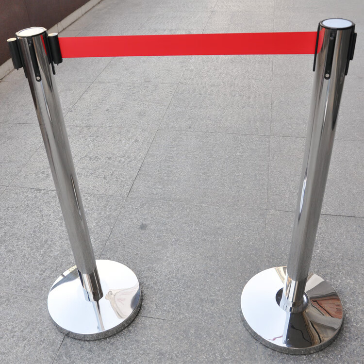 警戒带2米警戒线隔离线带柱3米一米线栏杆围栏排队护栏警示带安隔离带