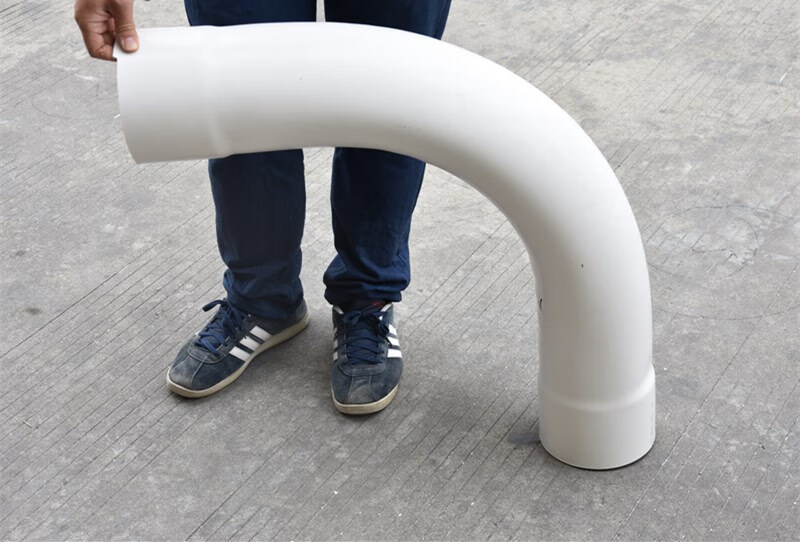 pvc电工套管月亮弯202532405075110线管月弯大弧度弯头160大弯