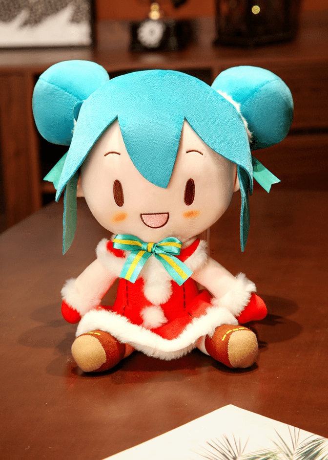 初音未来 初音fufu公仔毛绒玩具布娃娃儿童安抚陪伴玩偶女孩房间摆件