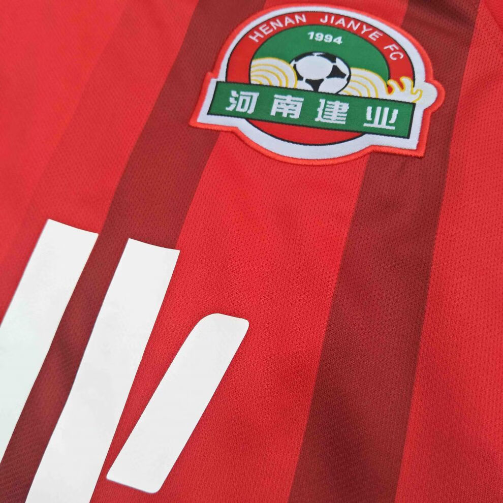 威普驰2021球衣新款中超河南嵩山龙门队主场短袖球迷衫足球服 上衣:自