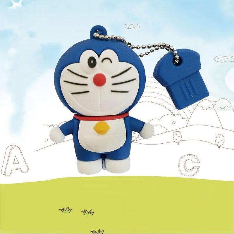 可爱卡通u盘128g手机电脑两用学生办公优盘男女生高速车载通用u盘红色