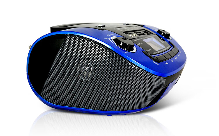 高音质立体声插卡收音机多全波段半导体充电遥控双声道老人红色标蓝牙