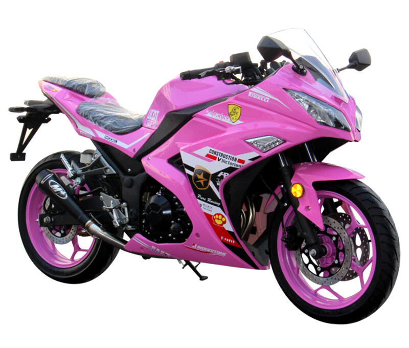 全新国四电喷小忍者摩托车跑车200cc/400cc双缸电喷水冷重机车街车