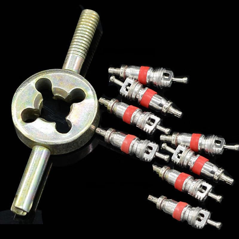 汽车轮胎气门芯电动摩托自行车气门嘴帽芯汽门针扳手钥匙多功能2扳手6