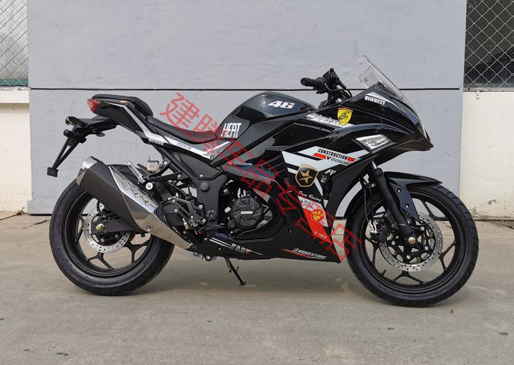 定制全新国产仿全新v6r3款式趴赛400双缸水冷摩托车跑车地平线重型