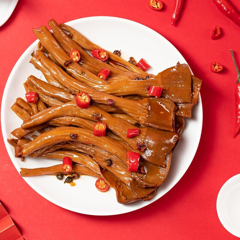 厨房密码藤椒鸭板肠160g/袋 麻椒经典卤味休闲食网红鸭货温慢卤芳辛